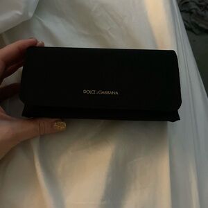 NWOT Authentic Dolce & Gabbana Black sunglasses case